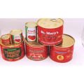 28 % à 30 % brix 70g 210g 400g 800g 2200g boîte dure ouverte en conserve chinoise super naturelle pâte de tomate sauce tomate